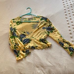 Urban Outfitters Floral Crop Top